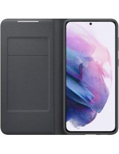 Funda Samsung Led View Para Galaxy S21 Plus Color Negro... 2