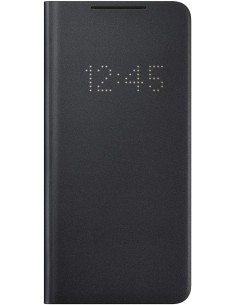Funda Samsung Led View Para Galaxy S21 Plus Color Negro...