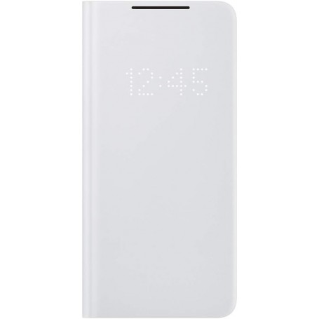 Funda Samsung Led View Para Galaxy S21 Plus Color Gris Modelo EF-NG996PJ