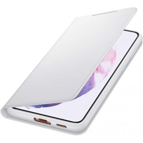 Funda Samsung Led View Para Galaxy S21 Plus Color Gris Modelo EF-NG996PJ