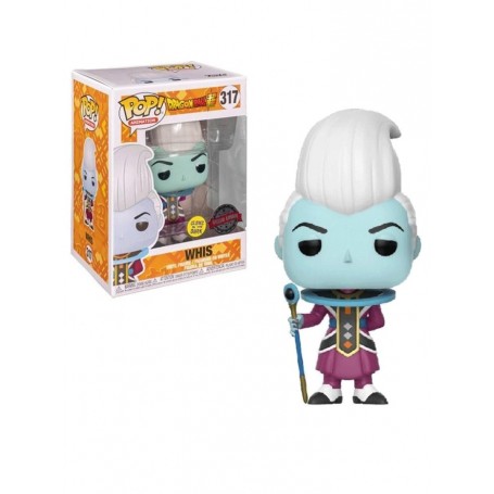 Figura Funko Pop! Bola de Dragón Z Whis Modelo 317 | 48235 Edición Especial Brilla en la Oscuridad