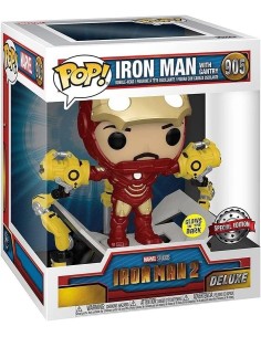 Figura Funko Pop! Deluxe Marvel Iron Man con Gantry... 2
