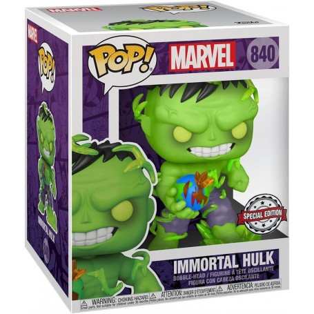 Figura Funko Pop! Marvel Inmortal Hulk Modelo 840 | 55638 Edición Especial