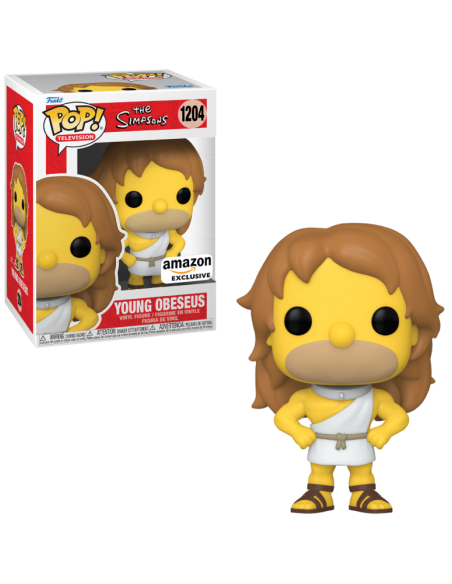 Figura Funko Pop! Televisión Los Simpsons Young Obeseus Homer Modelo 1204 | 60119 Edición Exclusiva