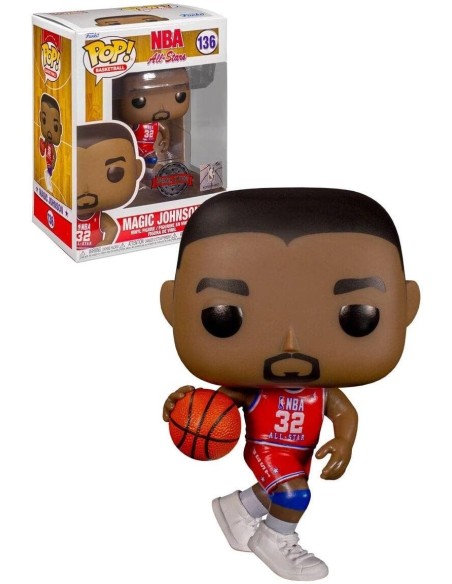 Figura Funko Pop! Deportes All-Stars Baloncesto NBA Magic Johnson - Red Allstar Modelo 136 | 60849 Edición Especial