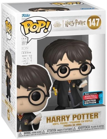 Figura Funko Pop! Harry Potter con Espada y Colmillo Modelo 147 | 67051 Edición Limitada Convención Otoño 2022
