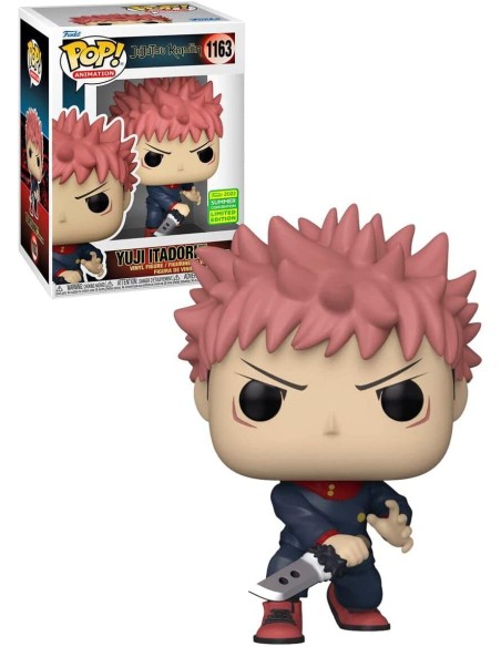 Figura Funko Pop! Animación Jujutsu Kaisen Yuji Itadori con cuchillo Masacra Demonios Modelo 1163 | 65242 Edición Limitada