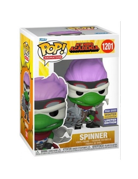 Figura Funko Pop! Animación My Hero Academia Spinner Modelo 1201 | 65966 Edición Limitada Convención Invierno 2022