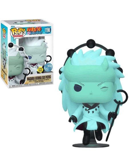 Figura Funko Pop! Animación Naruto Shippuden Madara Uchiha (Six Path) Modelo 1196 | 60333 Brilla en la Oscuridad