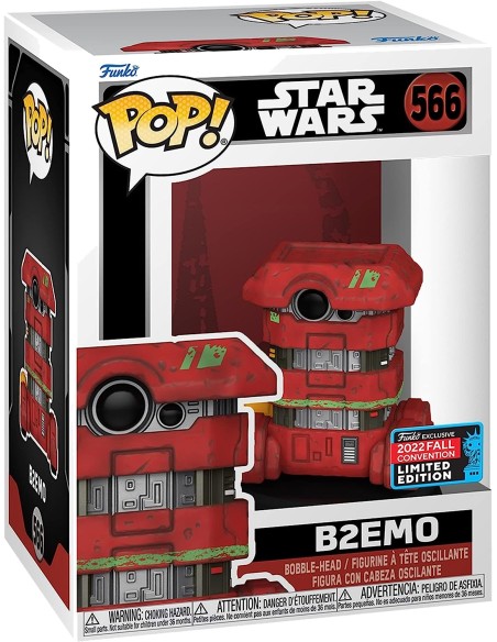 Figura Funko Pop! Star Wars B2emo Modelo 566 | 67057 Edición Limitada Convención Otoño 2022