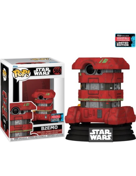 Figura Funko Pop! Star Wars B2emo Modelo 566 | 67057 Edición Limitada Convención Otoño 2022