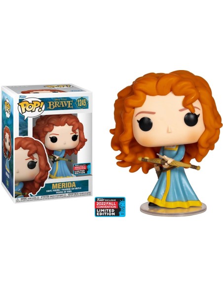 Figura Funko Pop! Disney Brave Merida Modelo 1245| 65245 Edición Limitada Convención Otoño 2022