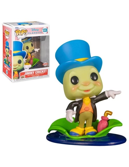 Figura Funko Pop! Disney Classics Jiminy Cricket Modelo 1228| 66379 Edición Especial