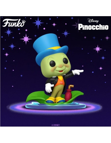 Figura Funko Pop! Disney Classics Jiminy Cricket Modelo 1228| 66379 Edición Especial