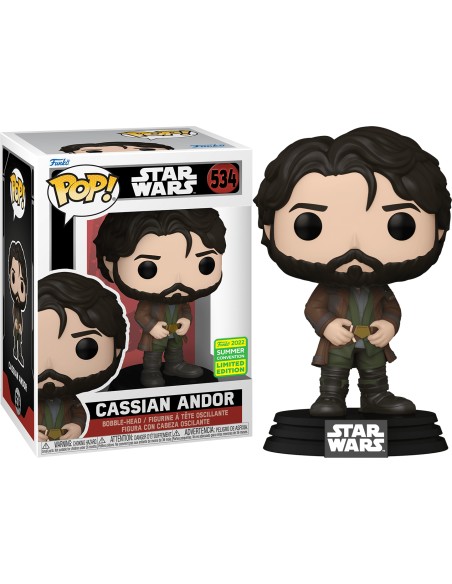 Figura Funko Pop! Star Wars Cassian Andor Modelo 534 | 65333 Edición Limitada Convención Verano 2022