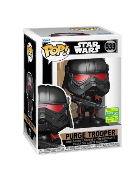 Figura Funko Pop! Star Wars Purge Trooper Modelo 533 | 65334 Edición Limitada Convención Verano 2022