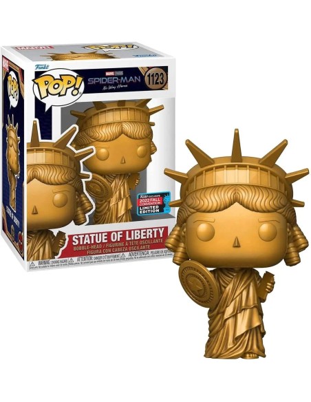 Figura Funko Pop! Marvel Spider-man No Way Home Estatua de la Libertad Modelo 1123| 67062 Edición Limitada Convención Otoño 2022