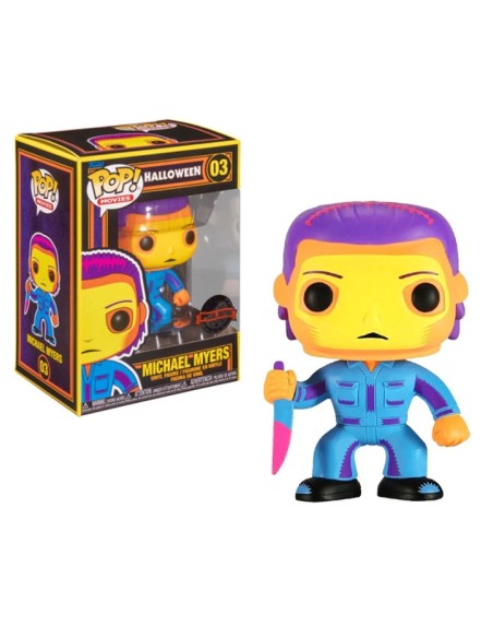 Figura Funko Pop! Películas Halloween Michael Myers Modelo 03 | 64908 Edición Especial Black Light