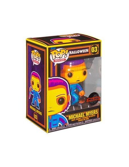 Figura Funko Pop! Películas Halloween Michael Myers Modelo 03 | 64908 Edición Especial Black Light