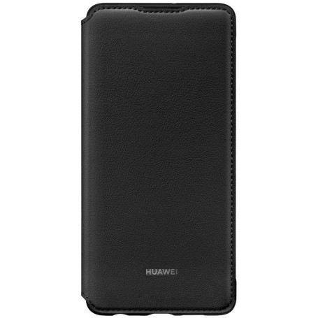 Funda de Piel Cuero Para Huawei P30 Negro 51992854