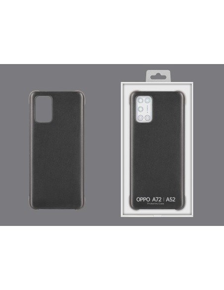 Funda Rígida Oppo para A52 / A72 Color Negro Modelo 3061818