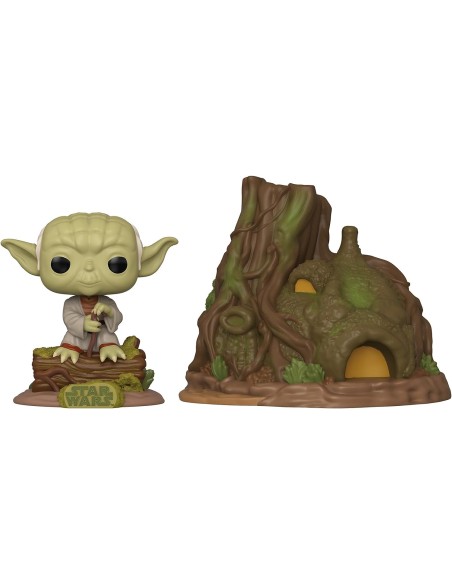 Figura Funko Pop! Star Wars Dagoba Yoda con Hut Modelo 11 | 46765 40 Aniversario El Imperio Contraataca