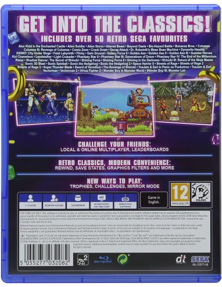 Juego SEGA Mega Drive Classics para Playstation 4 | PS4