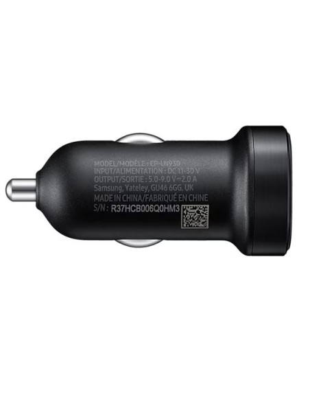 Samsung Cargador Coche de Carga Rápida con USB Modelo EP-LN930BB Color Negro | Estado Como Nuevo | Outlet