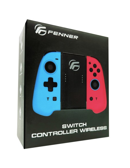 Mando Fenner Inalámbrico para Para Nintendo SwitchJoy-Con Azul y Rojo