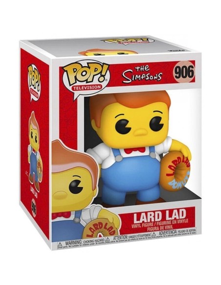 Figura Funko Pop! Televisión Los Simpsons Lard Lad 906 | 52963 Gigante 15 cm