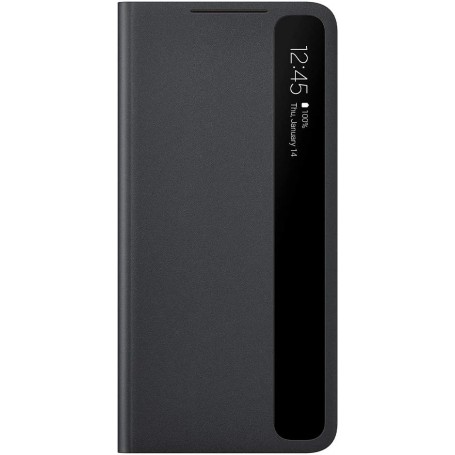 Funda Samsung Clear View para Galaxy S21 Plus Negro EF-ZG996CB  Outlet | Como Nuevo