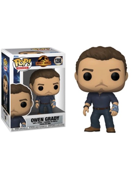 Figura Funko Pop! Películas Jurassic World Dominion Owen Grady Modelo 1208 | 55295