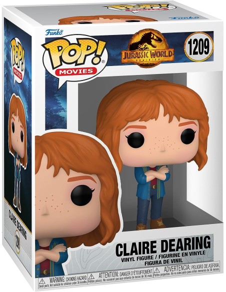 Figura Funko Pop! Películas Jurassic World Dominion Claire Dearing Modelo 1209 | 55296