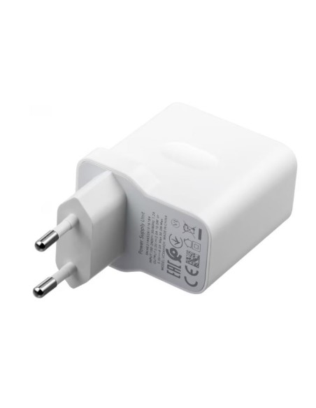 Cargador Realme SuperVOOC de 30W y 6A con USB Modelo 4904401 Blanco Sin Embalaje