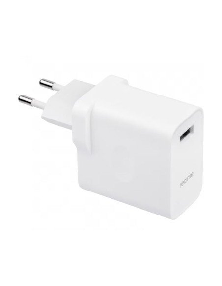 Cargador Realme SuperVOOC de 30W y 6A con USB Modelo 4904401 Blanco Sin Embalaje