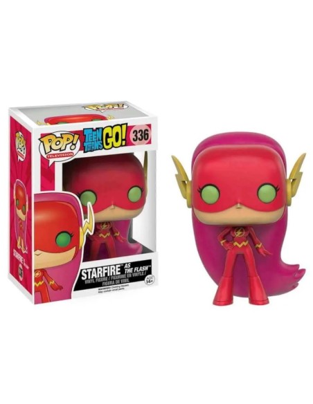 Figura Funko Pop! Televisión Jóvenes titanes en acción Starfire como The Flash 336 | 10081
