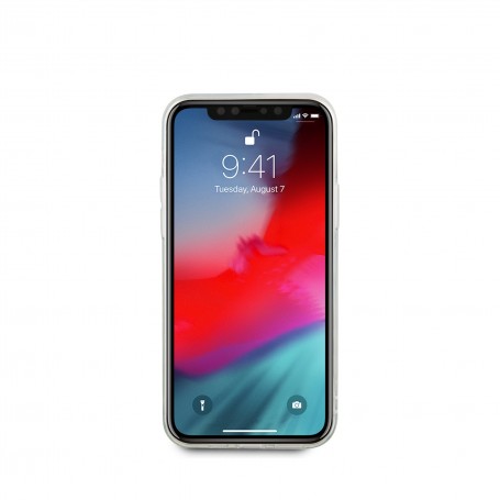 Funda Guess Vintage purpurina líquida para iPhone 12 Mini color Frambuesa | Estado como Nuevo Outlet