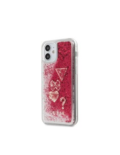 Funda Guess Vintage purpurina líquida para iPhone 12 Mini...