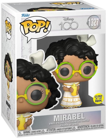 Figura Funko Pop! Disney 100 Aniversario Encanto Mirabel Modelo 1327 | 70118 Edición Especial Brilla en la Oscuridad