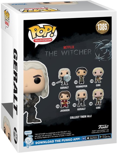 Figura Funko Pop! Televisión The Witcher Geralt T3 Modelo 1385 | 74246