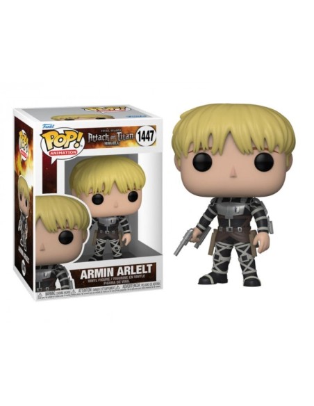Figura Funko Pop! Animación Ataque de los Titanes Armin Arlert Modelo 1447 | 67928