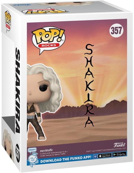 Figura Funko Pop! Rocks Shakira Modelo 357 | 72583