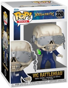Figura Funko Pop! Rocks Megadeath Vic Rattlehead Modelo... 2