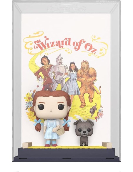 Figura Funko Pop! WB Portada de Película El Mago de Oz Dorothy & Toto Modelo 10 | 67546 Edición Especial Diamond Collection