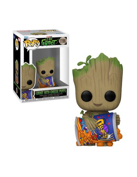 Figura Funko Pop! Marvel I Am Groot Groot con bolas de queso Modelo 1196 | 70654
