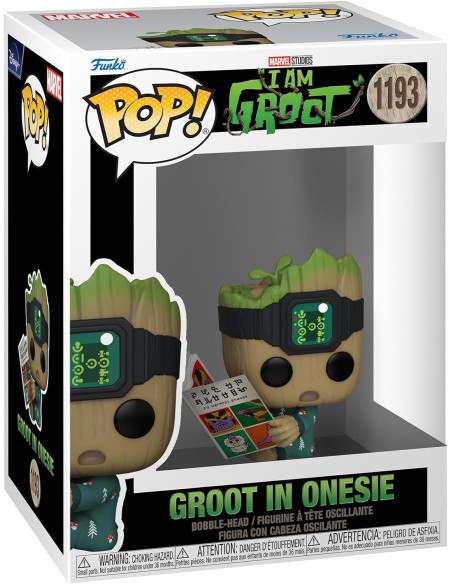 Figura Funko Pop! Marvel I Am Groot Groot en mono Modelo 1193 | 70651