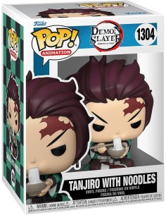 Figura Funko Pop! Demon Slayer Tanjiro con Noodles Modelo... 2
