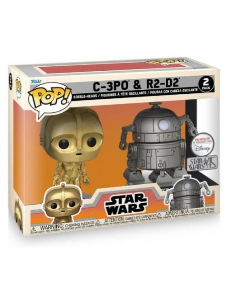 Figura Funko Pop! Star Wars Concept Series R2-D2 y C-3PO Modelo 63727