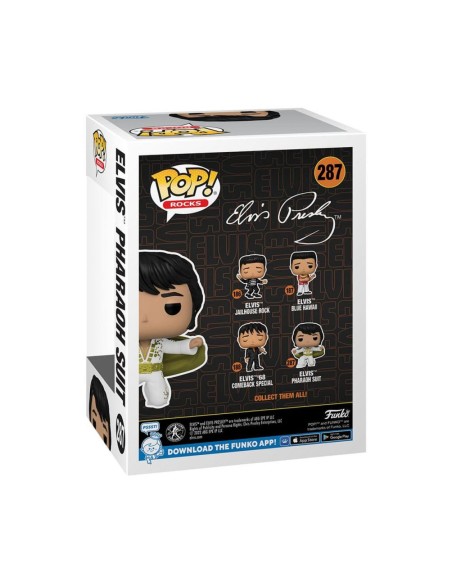 Figura Funko Pop! Rocks Elvis con Traje de Faraón Modelo 287 | 64050