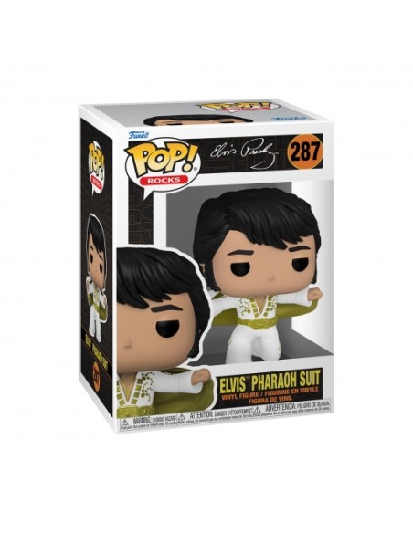 Figura Funko Pop! Rocks Elvis con Traje de Faraón Modelo 287 | 64050